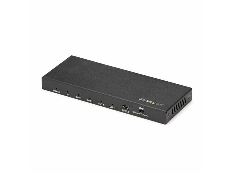 Zwrotnica elektryczna (spliter) HDMI Startech ST124HD202 Czarny