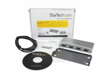 Adapter USB na RS232 Startech ICUSB2324 Srebrzysty
