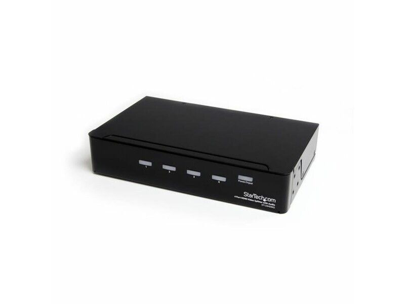 Przełącznik HDMI Startech ST124HDMI2           Czarny
