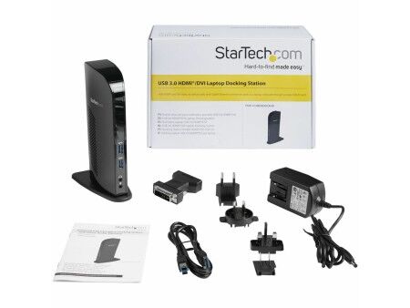 HUB USB Startech USB3SDOCKHD Czarny 20 W