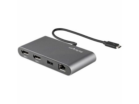 Stacja Dokowania Startech TB3DKM2DPL 4K Ultra HD Szary