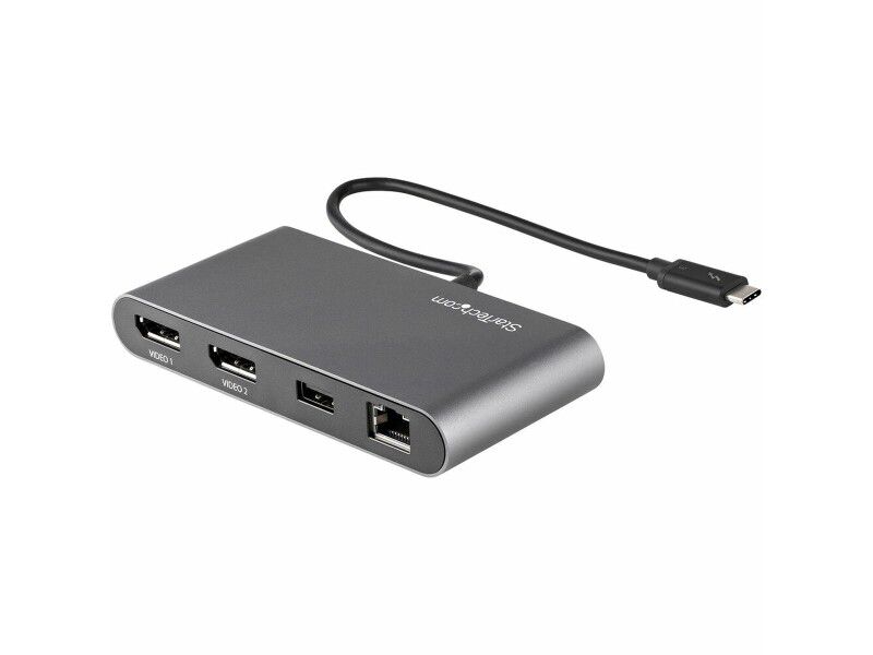 Stacja Dokowania Startech TB3DKM2DPL 4K Ultra HD Szary
