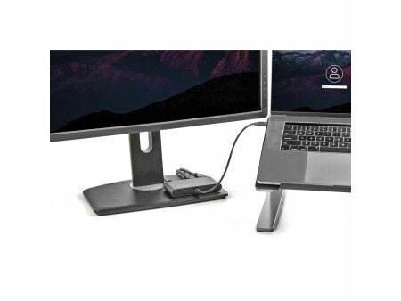 Stacja Dokowania Startech TB3DKM2DPL 4K Ultra HD Szary