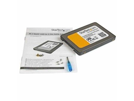 Adapter Przejściówka SATA Startech SAT2M2NGFF25 Czarny 2,5" SSD M.2 SATA III 2.5"