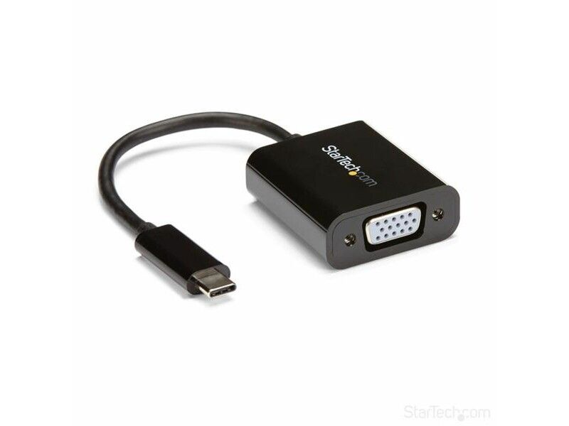 Adapter USB C na VGA Startech CDP2VGA              Czarny