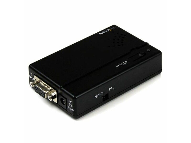 Adapter VGA Startech VGA2VID              Czarny