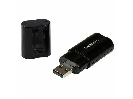 Karta Dźwiękowa Zewnętrzna USB Startech ICUSBAUDIOB Czarny
