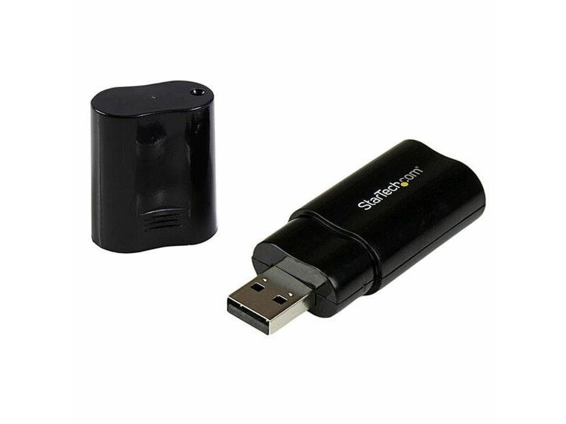 Karta Dźwiękowa Zewnętrzna USB Startech ICUSBAUDIOB Czarny