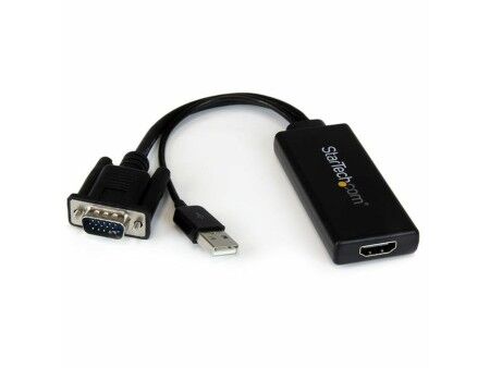 Adapter HDMI do VGA Startech VGA2HDU              Czarny