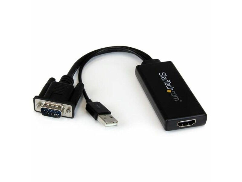 Adapter HDMI do VGA Startech VGA2HDU              Czarny