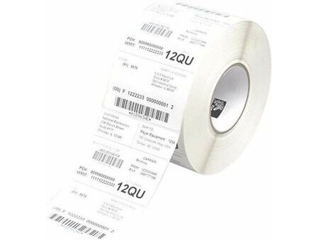 Etykiety do Drukarki Zebra Perform 1000T Biały Ø 25 mm (12 Sztuk)