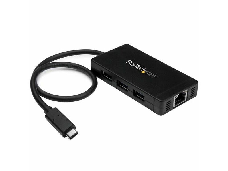 HUB USB Startech HB30C3A1GE Czarny 2100 W