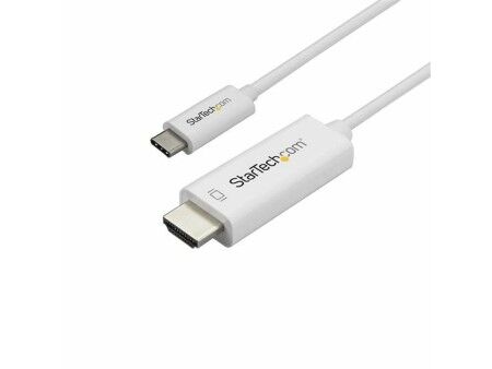 Adapter USB C na HDMI Startech CDP2HD1MWNL Biały