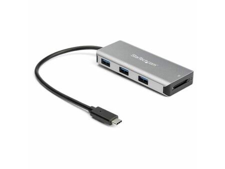 3 portowy HUB USB Startech HB31C3ASDMB          Srebro
