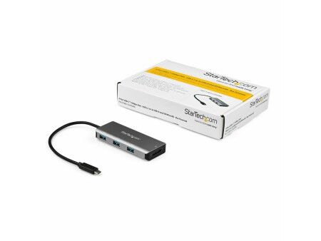 3 portowy HUB USB Startech HB31C3ASDMB          Srebro