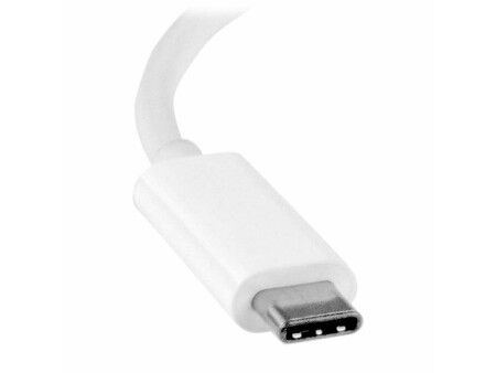 Adapter USB C na DVI Startech CDP2DVIW             Biały