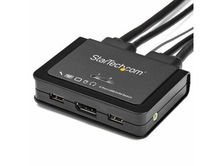 Przełącznik KVM Startech SV211DPUA4K 4K Ultra HD USB Displayport 1,2 m