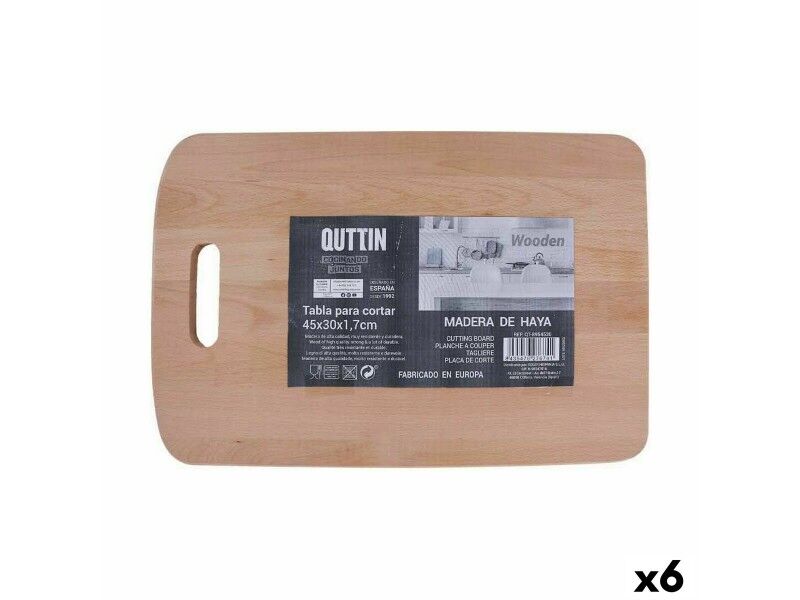 Deska do krojenia Quttin 45 x 30 x 1,7 cm (6 Sztuk)
