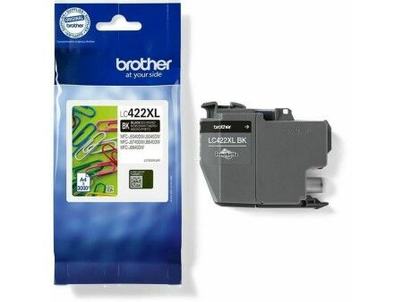 Oryginalny Wkład Atramentowy Brother LC-422XLBK Czarny