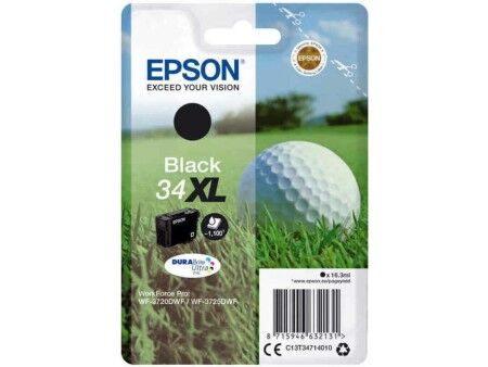 Oryginalny Wkład Atramentowy Epson C13T34714010 Czarny