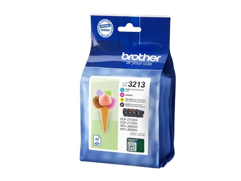 Oryginalny Wkład Atramentowy Brother LC-3213VAL (4 pcs)