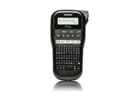 Elektryczna Przenośna Drukarka Etykiet Brother PT-H110 12 mm Czarny