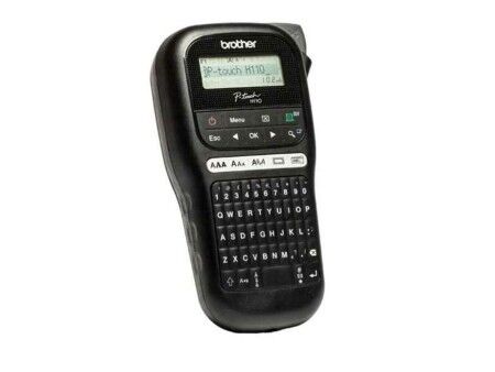 Elektryczna Przenośna Drukarka Etykiet Brother PT-H110 12 mm Czarny