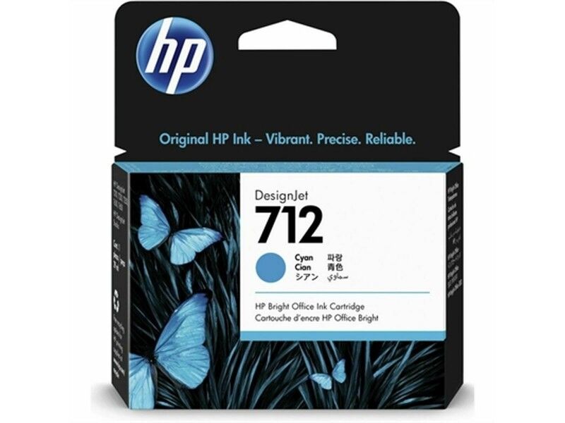 Oryginalny Wkład Atramentowy HP HP 712 Turkusowy