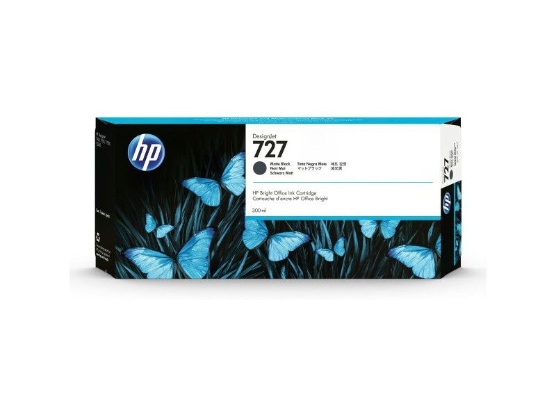 Oryginalny Wkład Atramentowy HP 727 Czarny