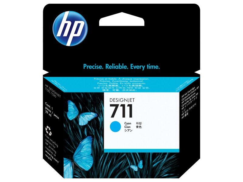 Oryginalny Wkład Atramentowy HP HP 711 Turkusowy Oryginalny Wkład Atramentowy HP HP 711 Turkusowy