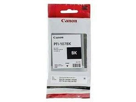 Oryginalny Wkład Atramentowy Canon PFI-107BK Czarny
