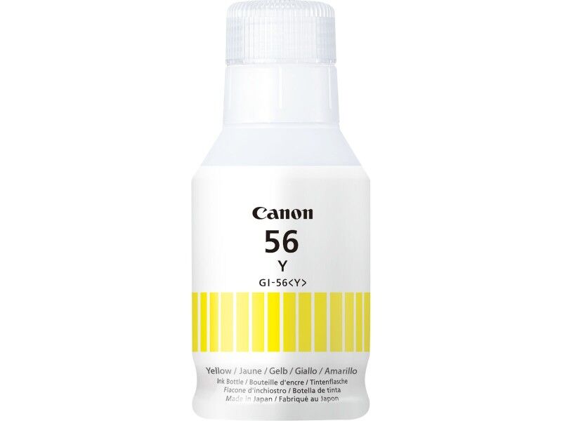 Oryginalny Wkład Atramentowy Canon GI-56 Y Żółty
