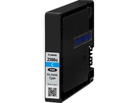 Oryginalny Wkład Atramentowy Canon PGI-2500XL C Turkusowy