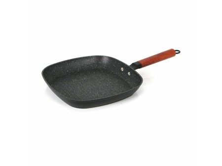 Patelnia do Pieczenia ze Żłobieniami Quttin Doha Kute aluminium 39 x 28 x 15 cm (6 Sztuk)