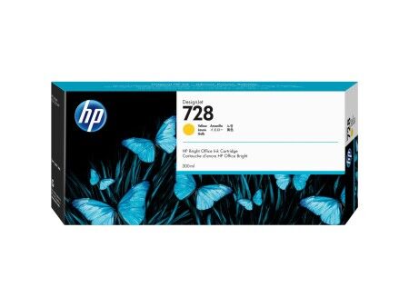 Oryginalny Wkład Atramentowy HP HP 728 Żółty