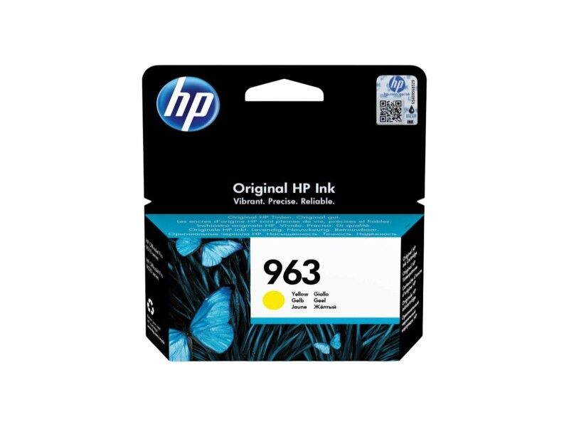 Oryginalny Wkład Atramentowy HP 963 Żółty