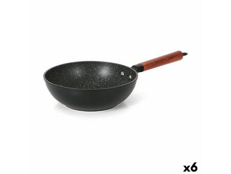 Patelnia Wok Quttin Doha Kute aluminium 47 x 24 x 8 cm (6 Sztuk)