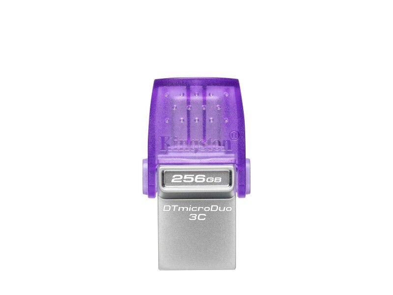 Pamięć USB Kingston DTDUO3CG3/256GB Fiolet Czarny Fioletowy Stal 256 GB