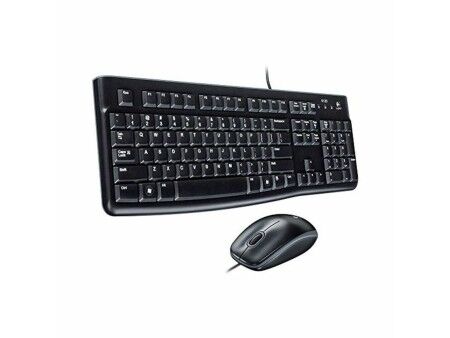 Klawiatura z myszką optyczną Logitech 920-002562 Czarny Angielski QWERTY