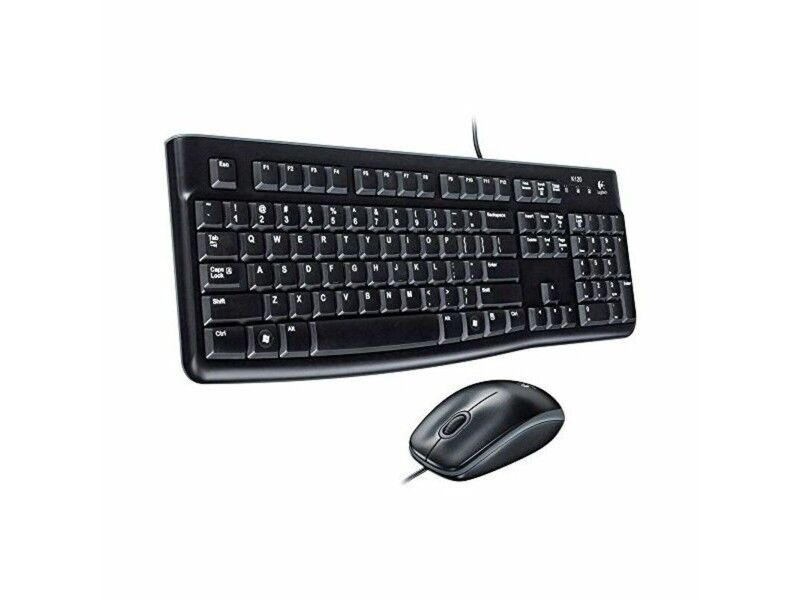 Klawiatura z myszką optyczną Logitech 920-002562 Czarny Angielski QWERTY