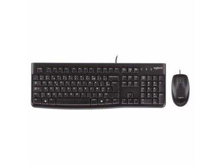 Klawiatura z myszką optyczną Logitech 920-002562 Czarny Angielski QWERTY
