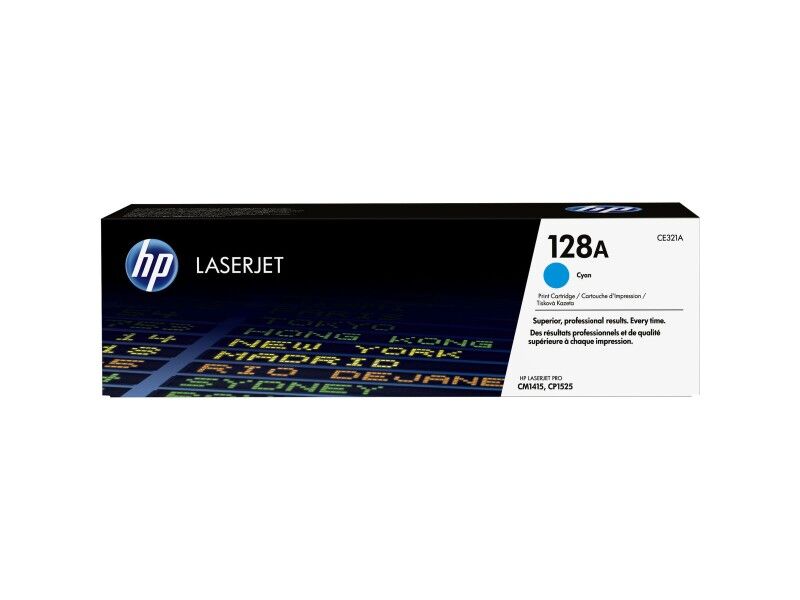 Toner Oryginalny HP 128A Czarny Turkusowy