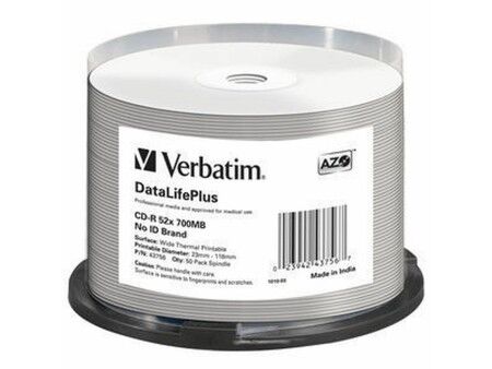CD-R Verbatim CD-R 52x DataLifePlus 23"