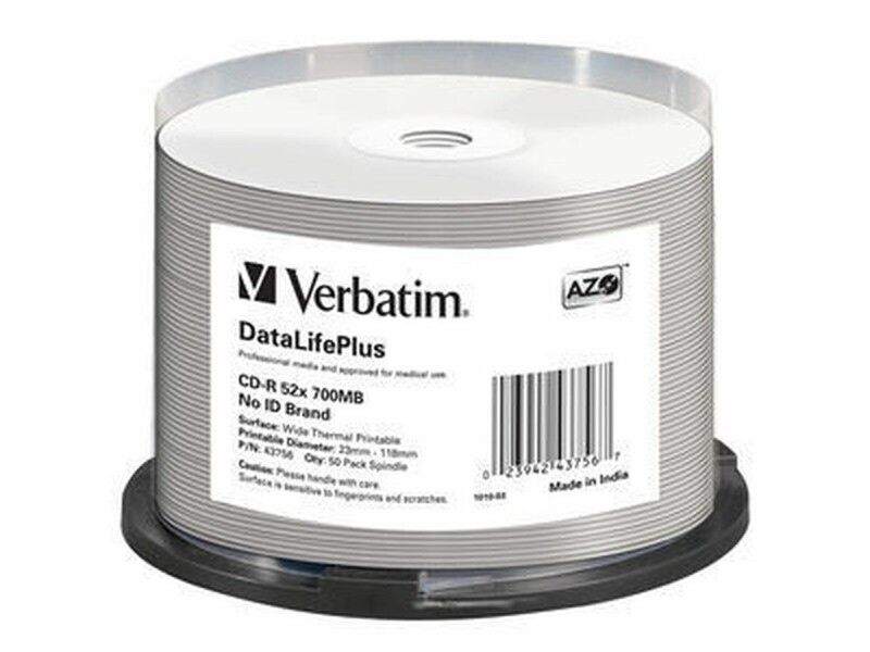 CD-R Verbatim CD-R 52x DataLifePlus 23"