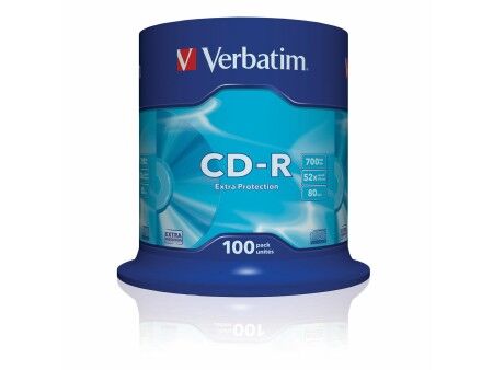 CD-R Verbatim 43411 52x 700 MB (100 Sztuk)
