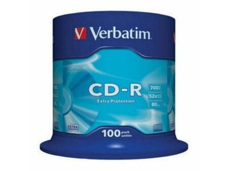 CD-R Verbatim 43411 52x 700 MB (100 Sztuk)