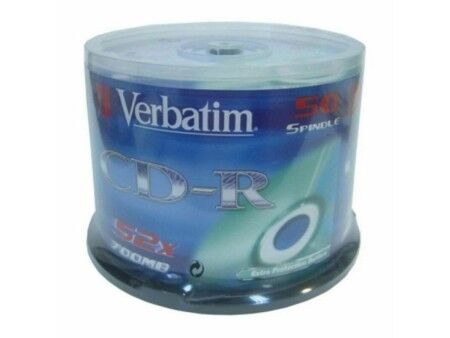 CD-R Verbatim 43351 52x 700 MB (50 Sztuk)
