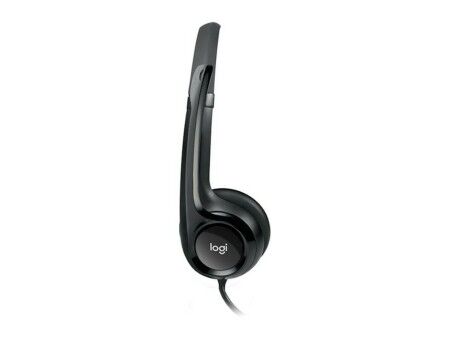 Słuchawki z Mikrofonem Logitech LGT-H390 Czarny