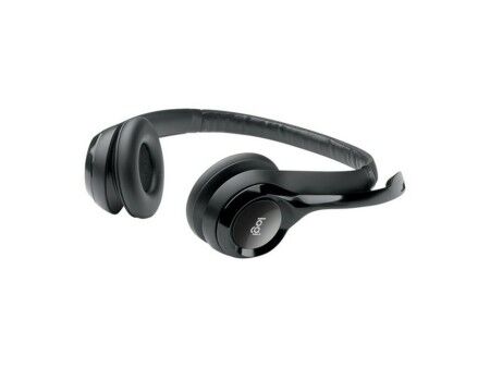 Słuchawki z Mikrofonem Logitech LGT-H390 Czarny