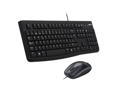 Klawiatura i Myszka Logitech MK120 Czarny Qwerty Hiszpańska